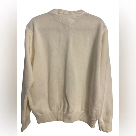 Tommy Hilfiger Cream Sweater for Men L GUC - Picture 2 of 5